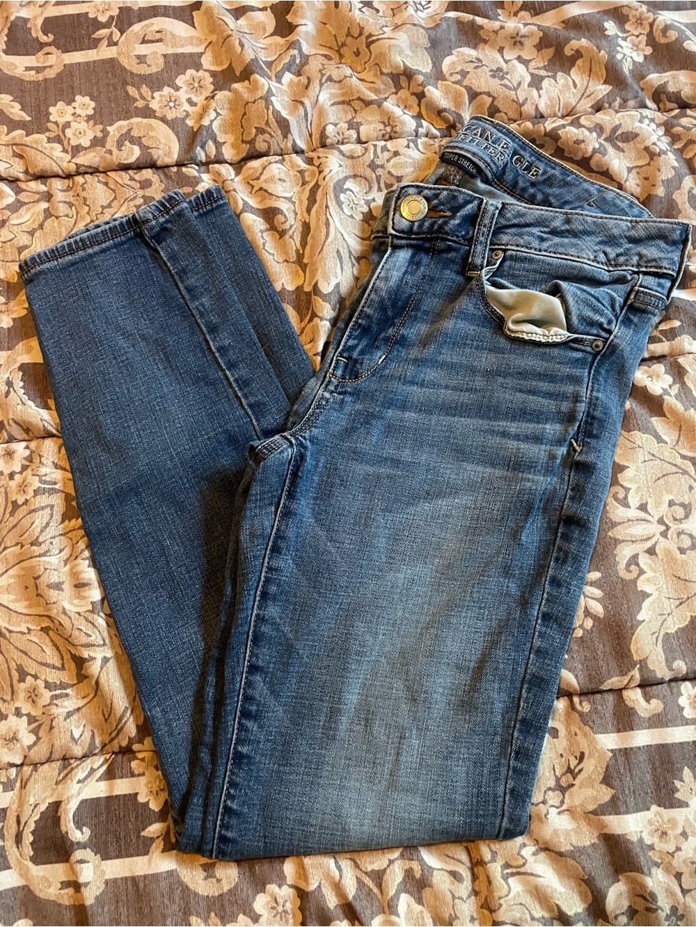 American Eagle Outfitters Women's Medium Blue Skinny Jeans